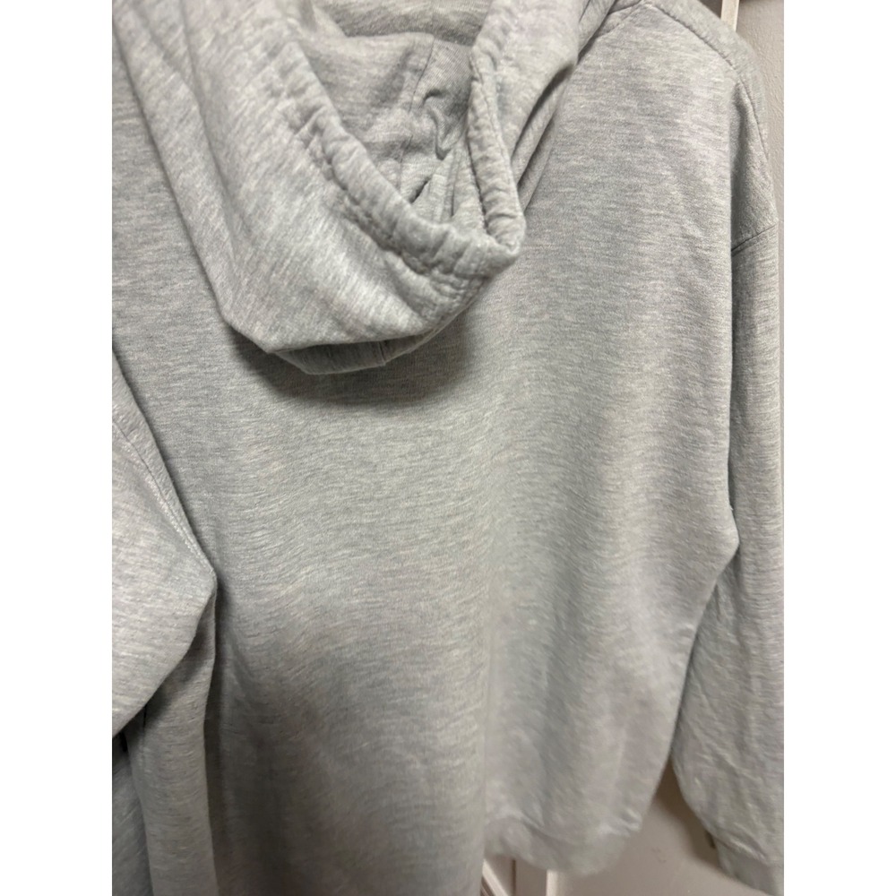 Popular Demand Mens Graphic Hoodie Gray Biting Chain Photo Print Sweatshirt L - Picture 4 of 4
